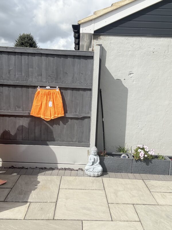 Neon cheesecloth shorts - Image 3