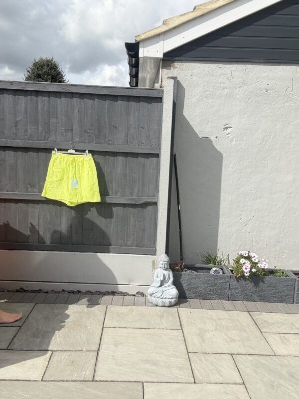 Neon cheesecloth shorts - Image 2