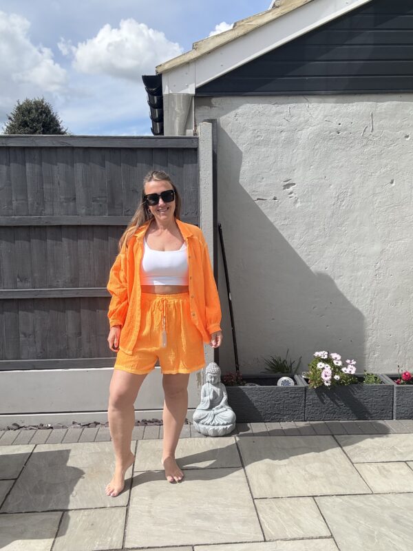 Neon cheesecloth shorts - Image 6