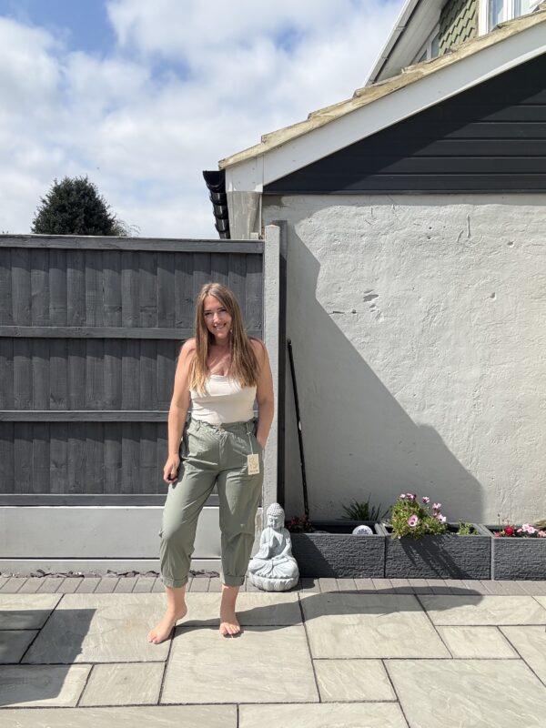 Perry paperbag barrel leg trousers - Image 2