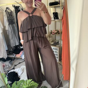 Frill top coord trouser set