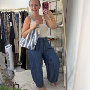 Heream chambray denim jeans