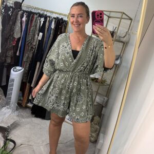 Cheesecloth playsuit