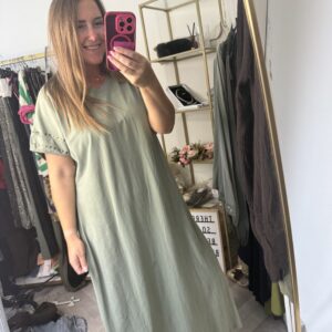 Studded T-shirt dress