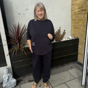 Barrel leg tracksuit